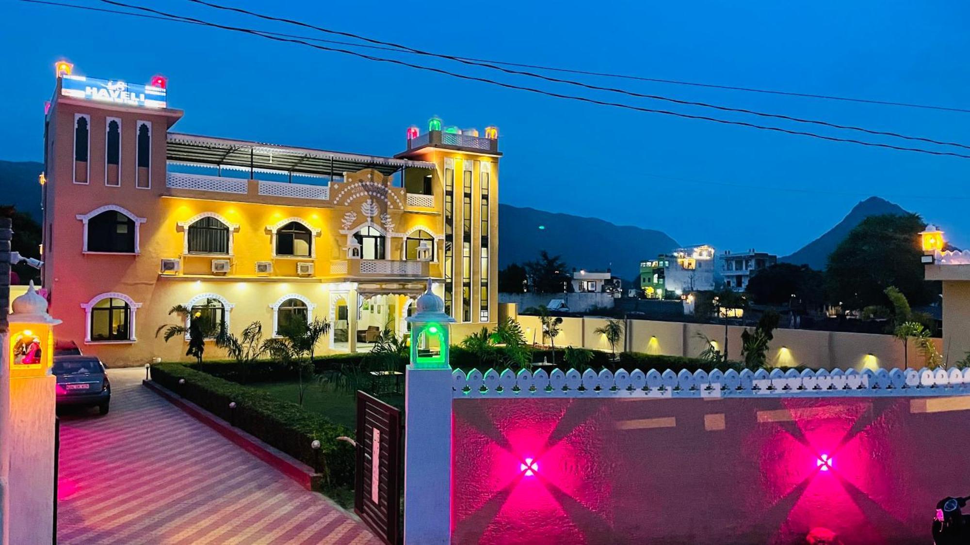 L S Haveli Hotell Pushkar Exteriör bild